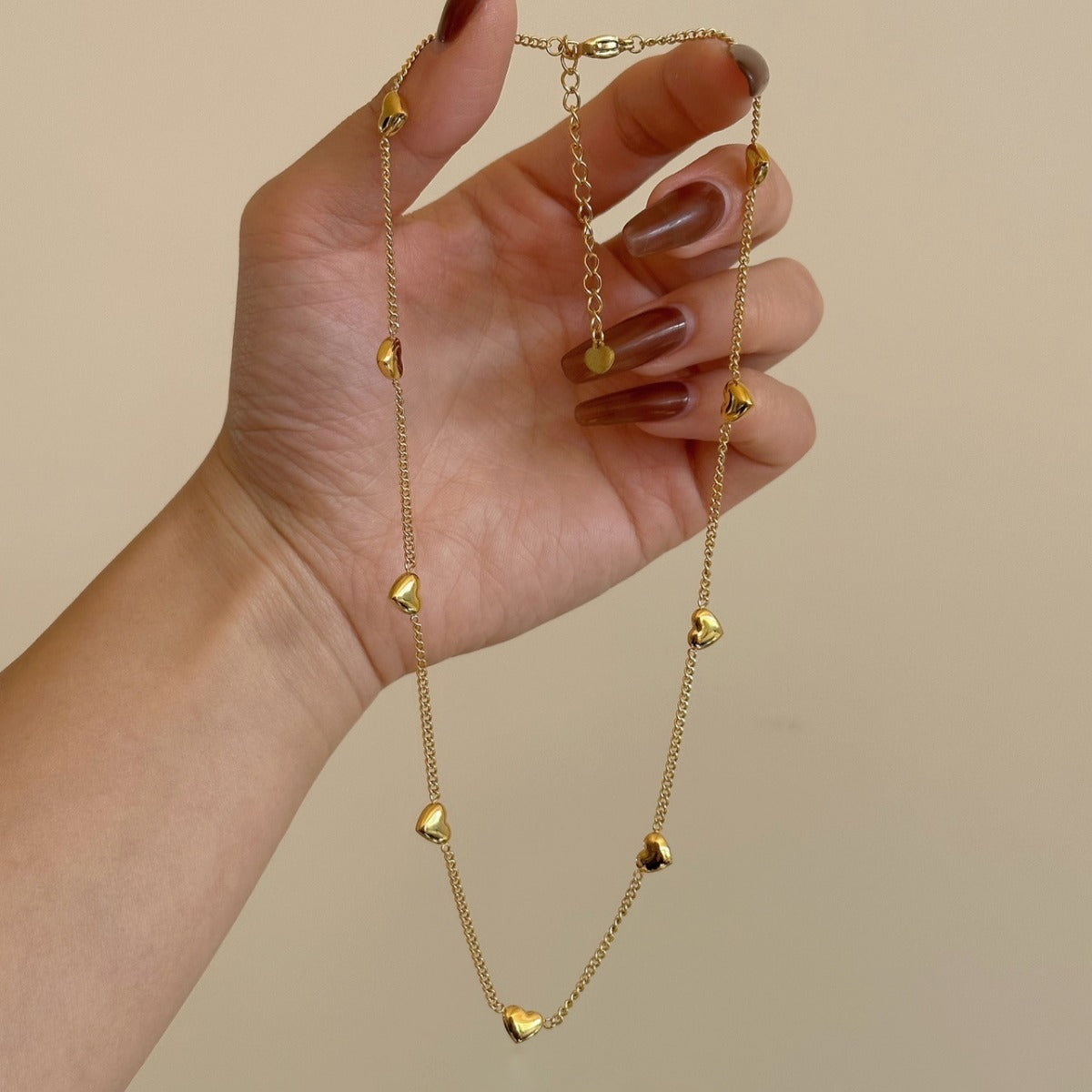 Golden Hearts | Necklace