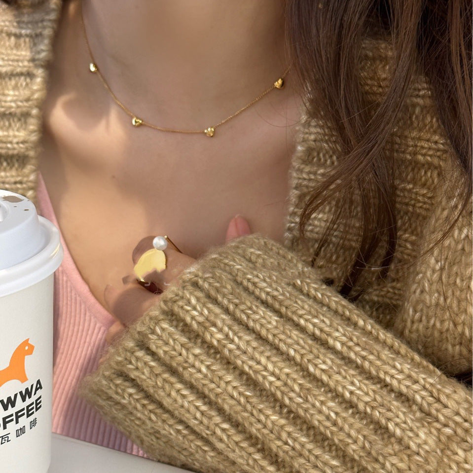 Golden Hearts | Necklace